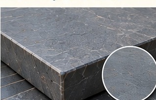 Honed stone finish