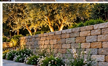 Natural stone retaining wall inspiration