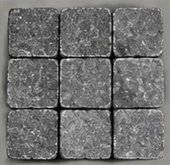 Basalt setts and cobbles