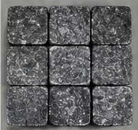Black Granite setts and cobbles