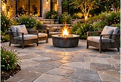 Informal patio