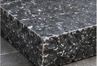 Black Granite stone surface and edge